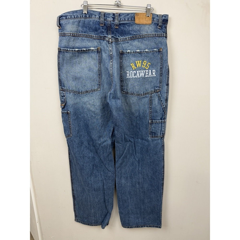 Vintage Y2K Rocawear Carpenter Baggy Jeans RW95 Streetwear 2000s Skater Men's 36